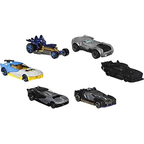 Hot Wheels Batman Character Cars 6-Pack Cover
