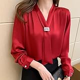 schluppenbluse blau Sexy Shirts sind für alle Jahreszeiten geeignet, pflegeleicht, bitte wählen Sie Ihre Größe gemäß unserer Größentabelle.