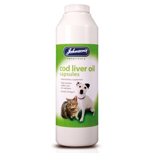 Johnsons Cod Liver Oil Capsules Dog Cat Health x 800 by Johnson's