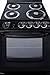 Summit 24” Electric Range, Electric Coil Burners, Large 2.9 cu.ft Oven, ADA Complaint, Black- RE2413B