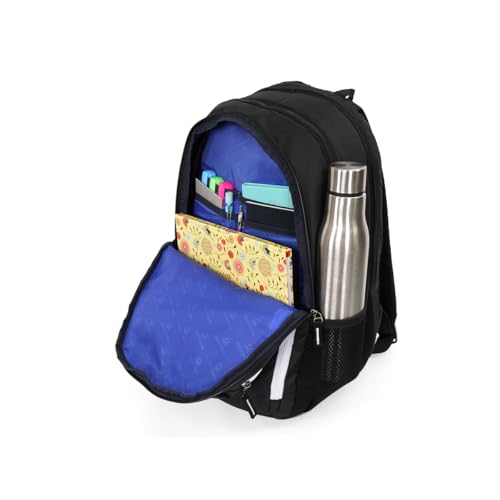 Image of United Colors of Benetton Fabio 30L Backpack, Water-Resistant, 3-Compartment Design, Stylish & Functional for College & Travel, with 1-Year Warranty