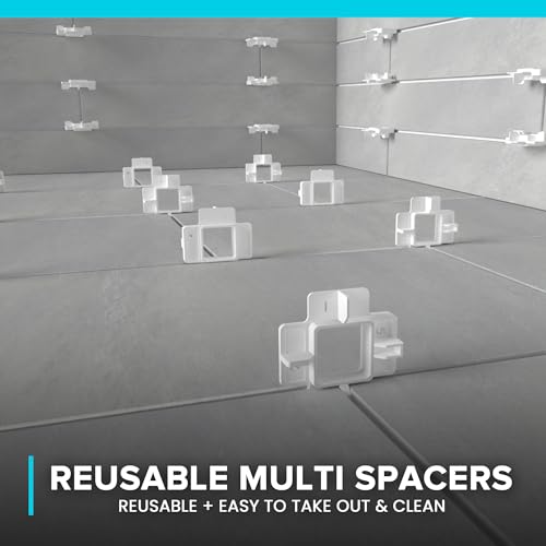 Fugenabstandshalter T Stück 4 in 1, 1,2,3 und 5 mm Box 80 Stück Peygran 0200082