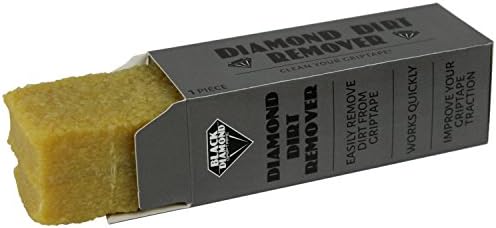 Black Diamond BD-Grip-Cleaner Skateboard Griptape Cleaner - Diamond Dirt Remover Gummy Cube - Erase Grip Gunk