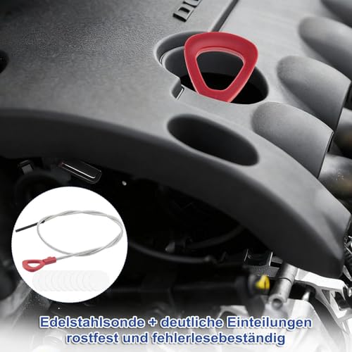 Automatikgetriebeölmessstab, 1220mm Präzisionsmesswerkzeug, Kompatibel mit Mercedes W211/W163/W203/W208/W210/W220 E Klasse und Getriebe Typ 722.6