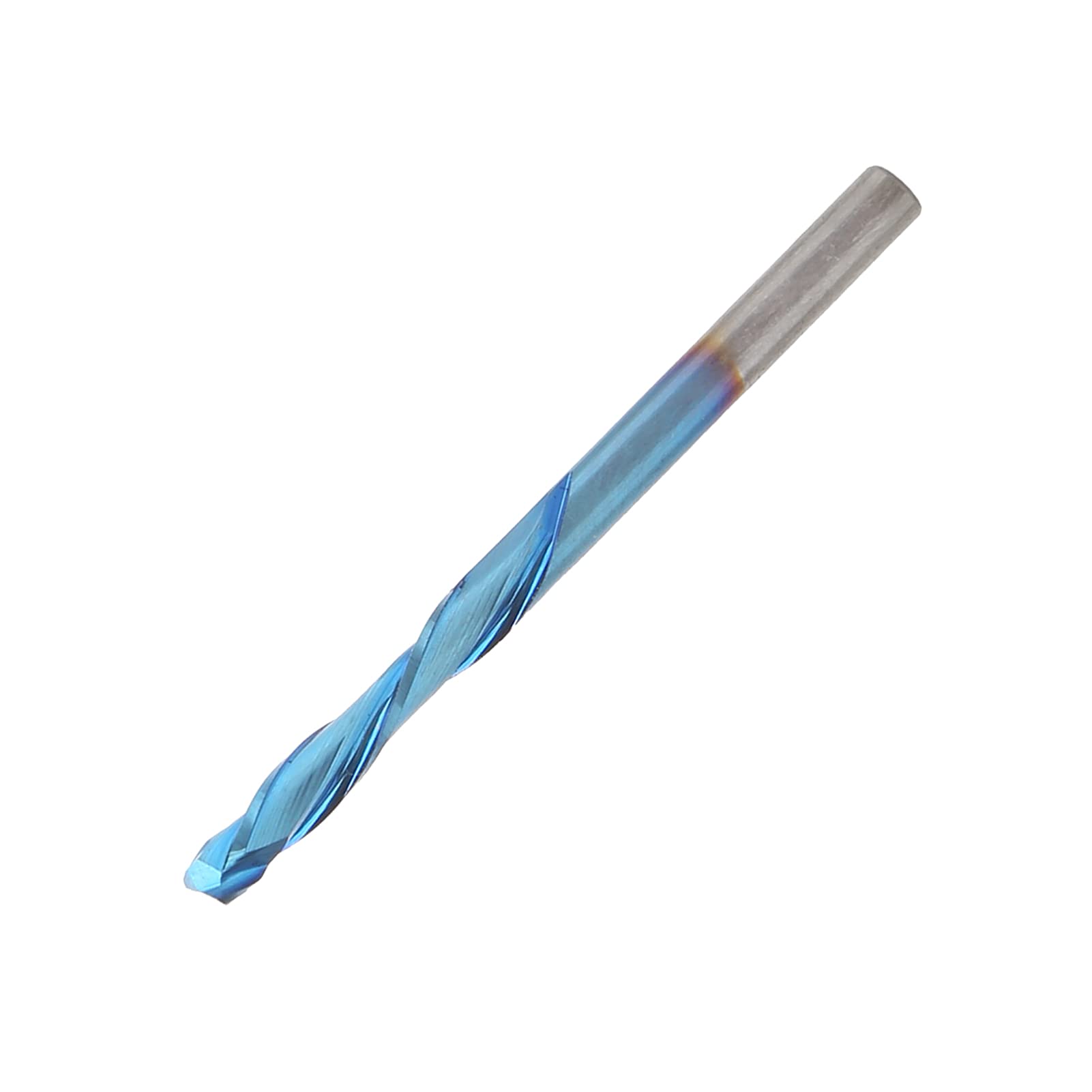 Fresatrice di taglierina in acciaio tungsteno 2 flauto incisione CNC Bit blu rivestimento blu per la lavorazione dei pezzi
