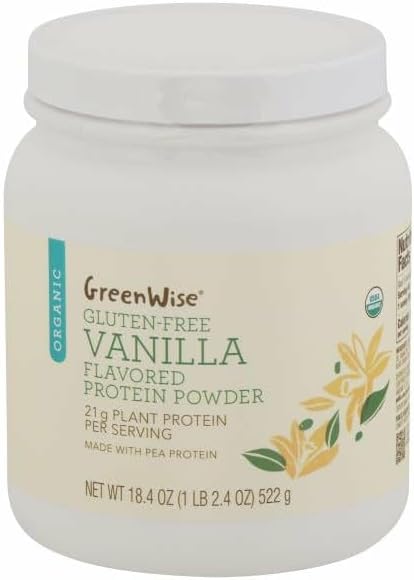 Generic Green-Wise Gluten-Free Organic Vanilla Protein Powder - 18.4 oz (522g)