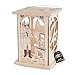 Produktbild SAICO Laterne DREI Haselnüsse für Aschenbrödel® 12 cm - Handgefertigte Holzlaterne mit LED-Beleuchtung und Timer - Märchenhafte Erzgebirgische Holzkunst - Tischdeko Winter und Weihnachtsdeko