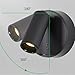 Generic Wall Mount Lamp - Magnetic Wall Light, Wall Lamps for Bedroom | Magnetic USB Rechargeable Wall Lights | Lighting Function Lighting Tool for Bedroom Study Room Stair Porch Warehouse, Black