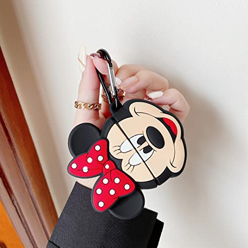 Cocomii 3D Airpods 3 Case - 3D Cartoon - Slim - Lightweight - Matte - Keychain Ring 3D Cartoon Characters Cartoon - Luxury Aesthetic Headphone Case Cover Compatible With Apple Airpods 3 (Mickey Face) #TOP7