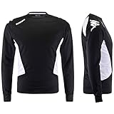 Con diseño elegante Kappa Cremone Sudadera de deporte, Hombre, Multicolor (Negro/Blanco), M
