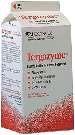 Alconox 1301 Alconox Tergazyme Enzyme Active Powdered Detergent, 100 lb. Drum