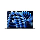 Apple 2026 MacBook Air (de 15 polegadas, Chip M5 da Apple com CPU de 10 núcleos e GPU de 10 núcleos., 24GB Memória unificada, 1 TB) - Meia-noite