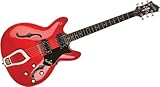 Guitarra eléctrica hagstorm viking - wild cherry transparent