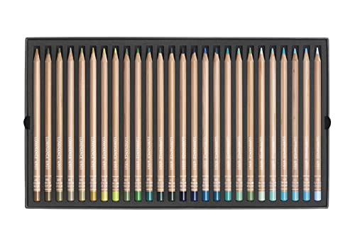 Caran d'Ache Luminance 6901 Box of 100 Individual Coloured, Artists, Colour Coded Pencils & 1 Full & 1 Pencil Blender