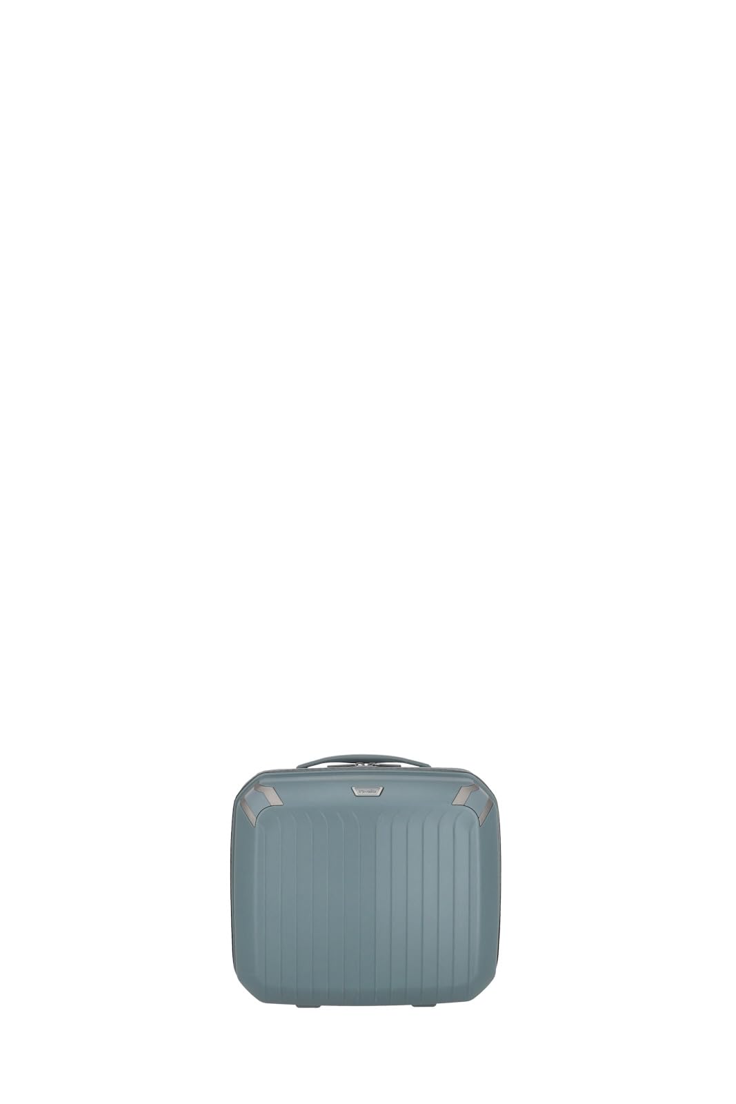 travelite custodia per cosmetici a mano con guscio rigido e fodera riciclata, serie di valigie ELVAA: beauty case con angoli protettivi, 36 cm, 20 l