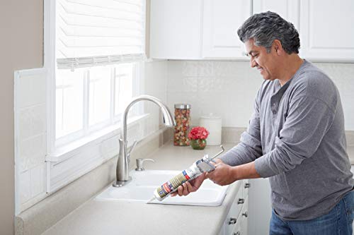 GE Sealants & Adhesives GE5040 Advanced Silicone 2 Kitchen & Bath Sealant, 10.1oz, Clear GE Sealants & Adhesives GE5040 Advanced Silicone 2 Kitchen & Bath Sealant, 10.1oz, Clear