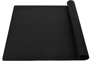 Exceptional Black Heat-Resistant Countertop Mat: A Culinary Masterpiece