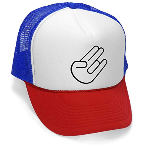 The Shocker - Funny Vulgar Joke Party frat Mesh Trucker Cap Hat, RWB