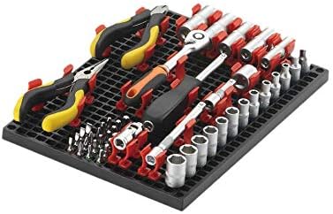 Miniatura 4 de Clips universales y soportes para enchufes (50 piezas)  Accesorios para organizador Genie Pegboards para organizar herramientas, paquete mixto de
