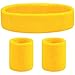 Favofit Headband/Wristbands for Women Men Girls Boys for Gym Workout & Yoga, 3 Piece Set, Super Comfy Sports Sweatbands for Football Baseball Basketball Soccer Tennis, Sweat Out of Your Eyes & Wrists