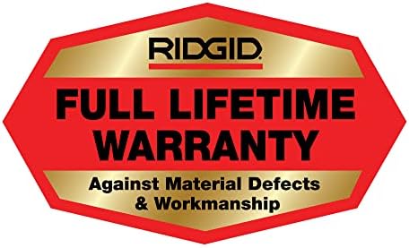 RIDGID 59787 K-3 Toilet Auger, 3-Foot Toilet Auger Snake with Bulb Head to Clear Clogged Toilets