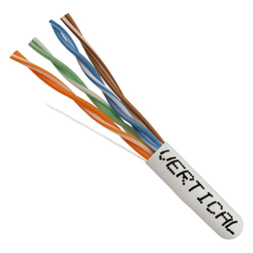 Cable Ethernet Vertical Cat5e 1000 ft UTP 24AWG Blanco miniatura 2