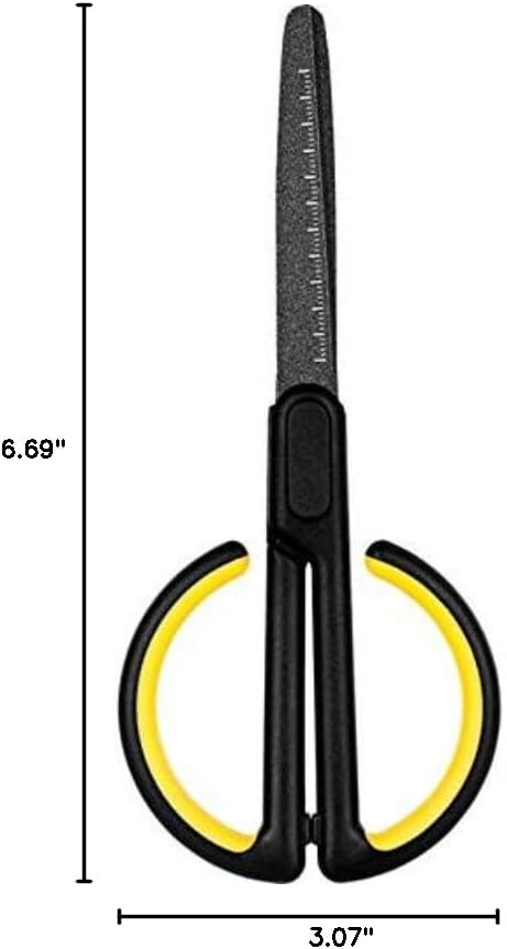 Craft Scissors 1pc Scissors with Scale Office Student Fixed Scissors Household DIY Scissors Scissors