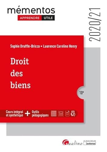 Droit des biens: Propriété individuelle - Propriété collective - Propriété démembrée (2020-2021)