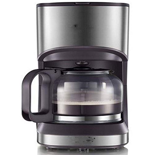 QJRGUY Coffee and Cappuccino Machine Milk Frother, Espresso Maker with Steamer (D) (Argento)