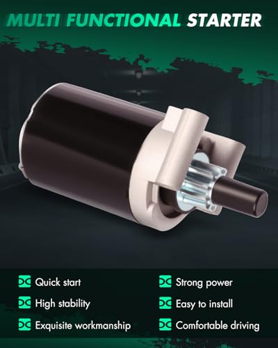 Image of SCITOO Starter fit 1989-1993 for John Deere STX30 for Kohler 9HP STC0026 AM117130 5775 12-098-10