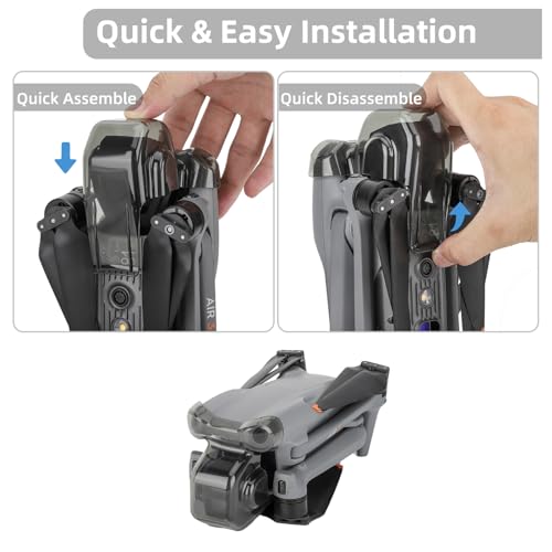 Image of Air3 Lens Cover for DJI Air 3 Drone RC Accessories Gimbal Protector Sun Hood Lock Cap Sunshade Shell Guard Case