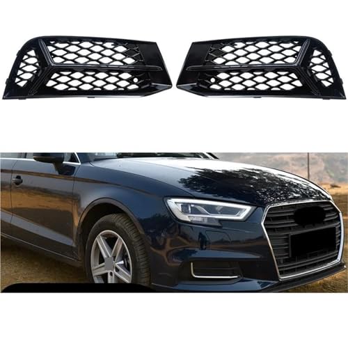 Grille de phare antibrouillard avant pour Audi A3 Berline et Sportback 2017-2020