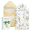 Momcozy Baby Hooded Towel, 2 PackBa...