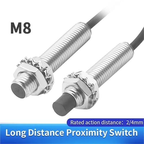 Sensor de proximidad inductivo M8 soluciona fallos de posición 2mm 3