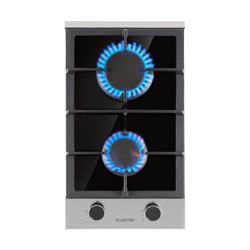 Klarstein Gaskocher 2-Flammig, 4,2 kW Einbau-Gaskocher für Innenbereich,...