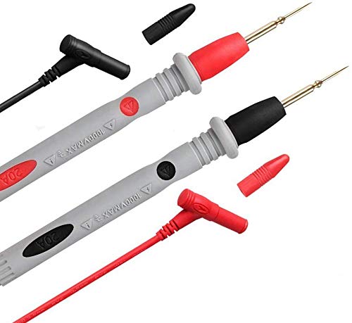 Multimeter Test Leads Banana Plug,1000V 20A Digital Multi Meter Clamp Tester Probe Test Probes Leads for Multimeter Electronic Test Leads Multimeter Accessories
