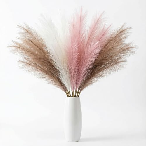 Cong He Pampas Grass Decor 30pcs 21.7 Inch, Faux...