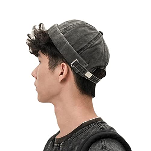 Maxten Chapéus Brimless para homens, chapéu Harbour ajustável, bonés de melão urbano, unissex, touca