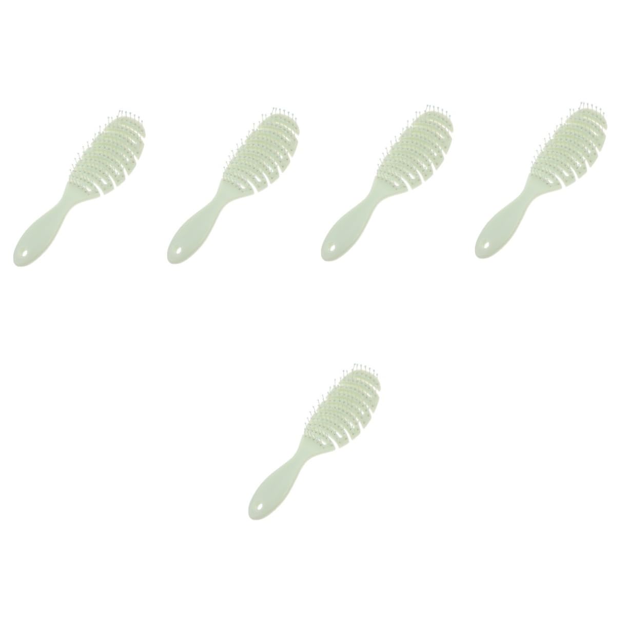 FRCOLOR 5stücke Curved Hair Detangler Comb Für Massagekamm Für Sanftes Entwirren Von Lockigem Haar Für Und Trockenes Haar Robustem