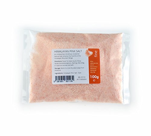 Himalayan Pink Salt Fine Grade 100g - Natural & Unrefined Pink Salt from The Himalayas