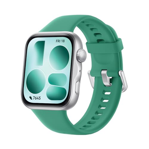 HUAWEI WATCH FIT 5 �X�}�[�g�E�H�b�` ���^�y�� 1.82�C���`���� 2500nits���P�x 10���ԃ����O�o�b�e���[ ���[�N�A�E�g GPS���� �]�|���m ���N�Ǘ� �S���� ���� ����� iOS/�A���h���C�h�Ή� �O���[��
