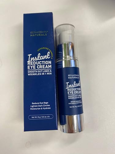 Enaskin Naturals Instant Eye Lift Cream - No White Residue Rapid Wrinkle Filler - Under Eye Bags &...