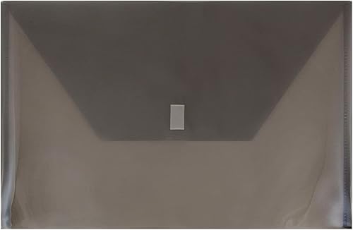 Vista 34 de JAM Paper sobres de plástico con cierre de velcro, para indexar, tamaño (5 1/2" x 7 1/2").