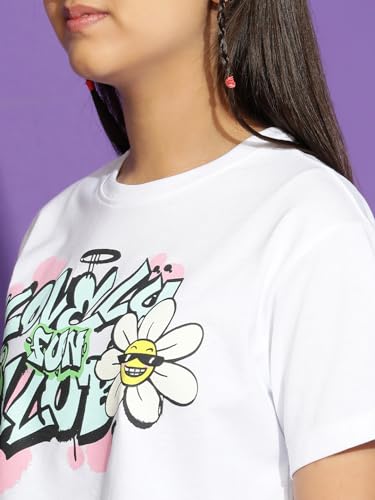 Image of Li'l Tomatoes Girls T-Shirt|Cotton|Relaxed Fit