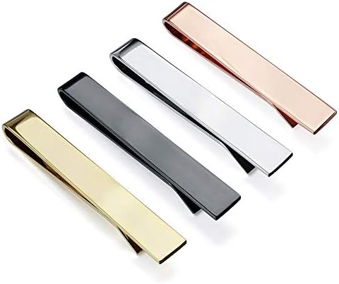 HAWSON 2/2.3 inch Tie Clip for Men, Classical Tie Bar for Men,Tie Pin for Men's Skiny Necktie Accessories Wedding Business