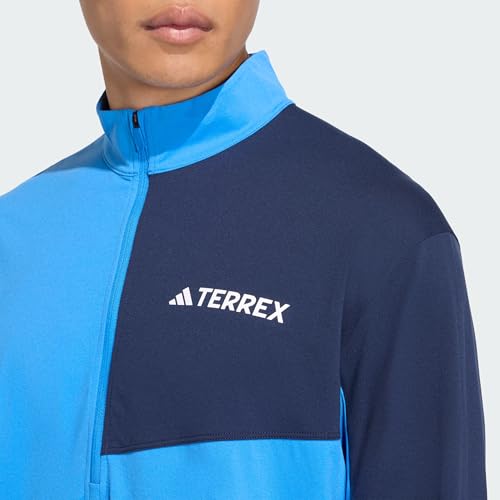 adidas Men's Terrex Multi Climacool Half Zip Long Sleeve, ray Blue, S – Ansicht 2