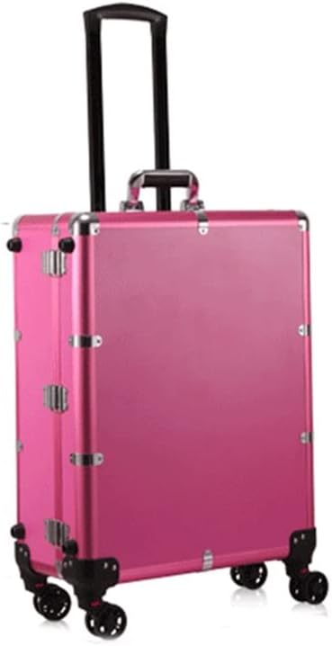 Makeup Artist Suitcase Aluminum Travel Beauty Nail Suitcase With Light Makeup Trolley Tool Case Suitcase