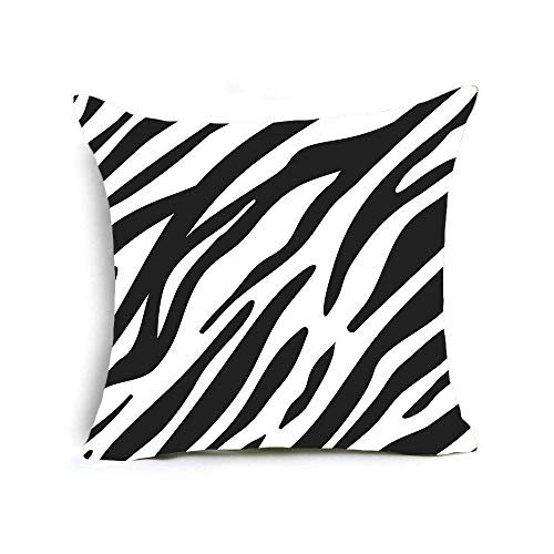 Funda de cojín para sofá Cuadrado de Fundas de Piel Animal Cebra del Leopardo Cojín Sofá Cama Cubiertas 45x45 cm #9