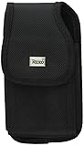 Reiko Horizontal Pouch Case for Samsung Galaxy S5 - Retail Packaging - Black