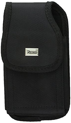 Reiko Horizontal Pouch Case for Samsung Galaxy S5 - Retail Packaging - Black
